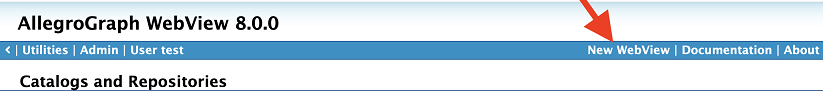 New WebView button