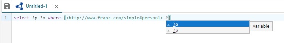 Variable completion